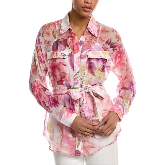 Rococo Sand Chiffon Blouse - Picture 1 of 9